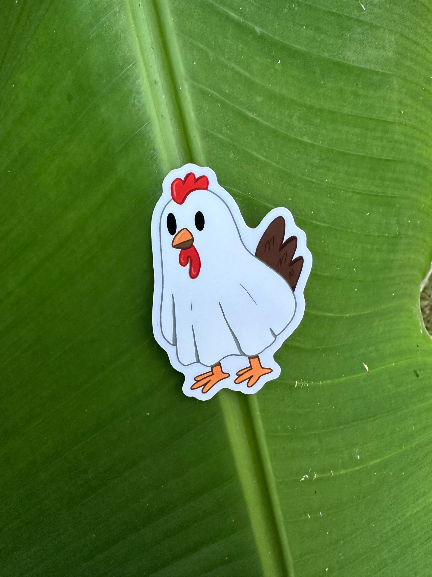 Ghosty Chicken Sticker