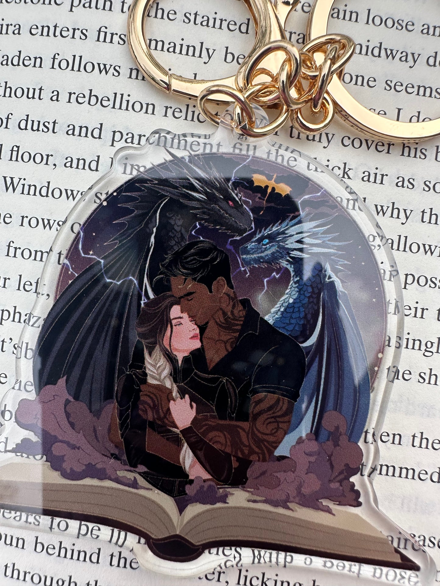 Violet & Xaden Unbound Keychain
