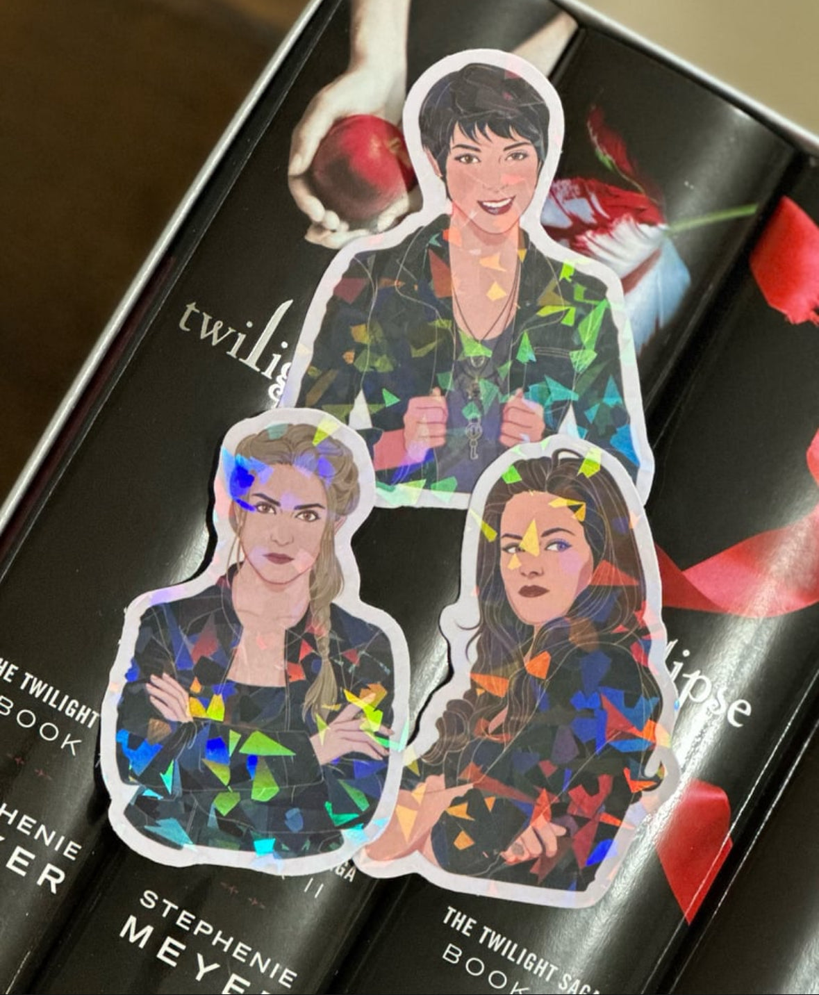 "Pale Face Beauties" B, Rose, & A Stickers