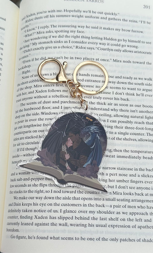 Violet & Xaden Unbound Keychain