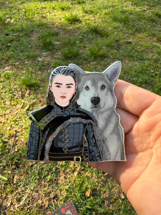 Not Today Arya & Nymeria
