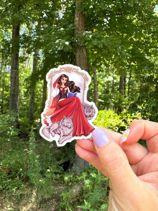 Little Red Beauty Sticker